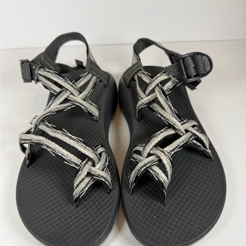 Chaco Gray Outdoor Sandals with Adjustable Straps ZX2 Size 7 Women’s Black Gray - Picture 4 of 8